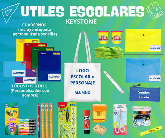 Lista de Útiles Escolares - Keystone [PREVENTA]