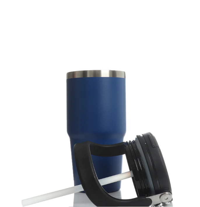 Termo Marca EIBI de 20 onzas con Popote y Asa