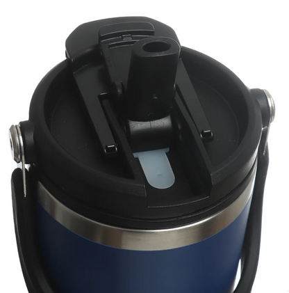 Termo Marca EIBI de 20 onzas con Popote y Asa