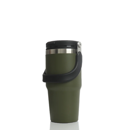 Termo Marca EIBI de 20 onzas con Popote y Asa