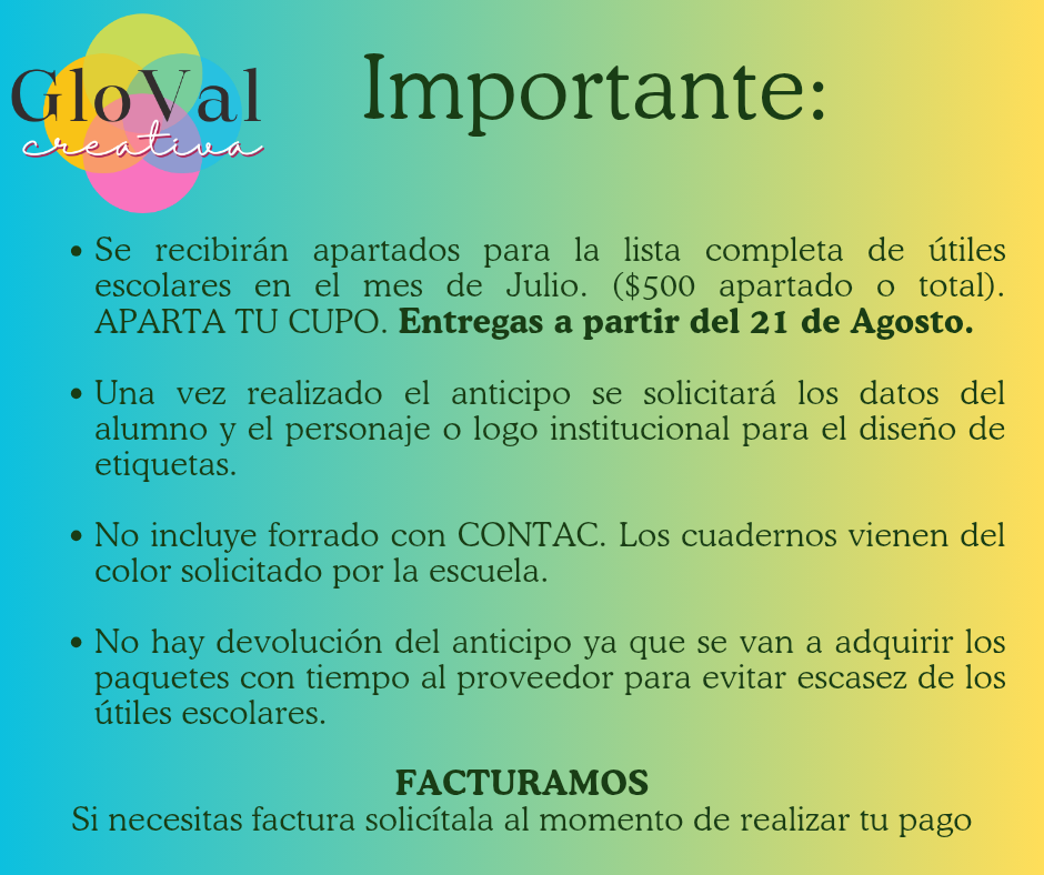 Lista de Útiles Escolares - VANGUARDIA