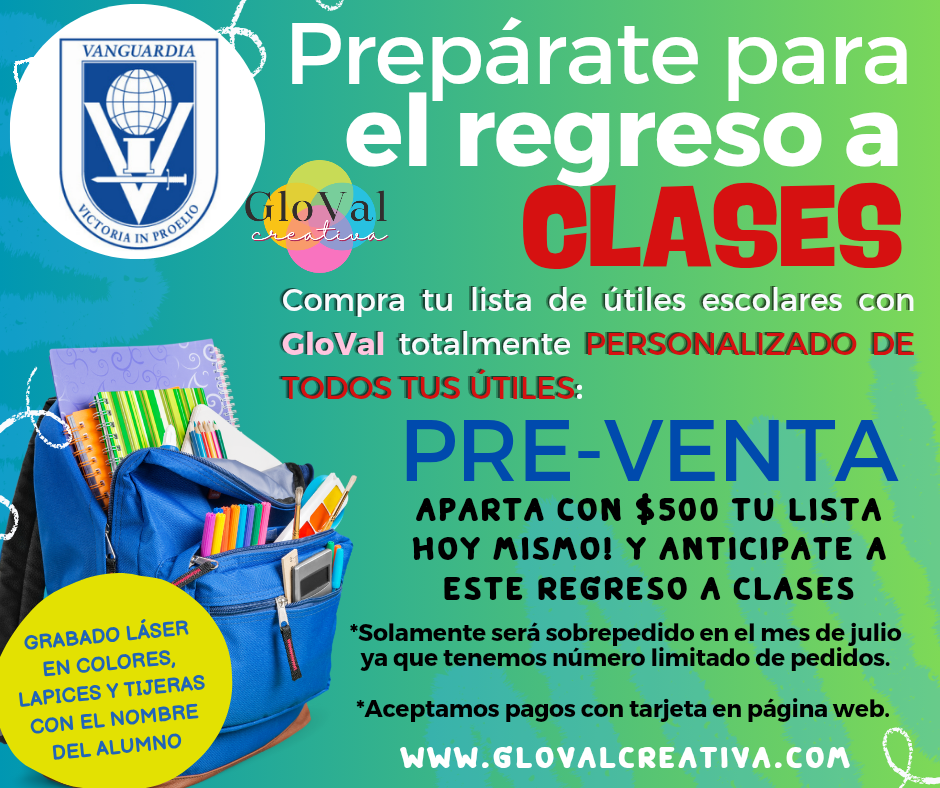 Lista de Útiles Escolares - VANGUARDIA